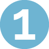 The number 1 in a blue circle