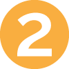 The number 2 in a gold circle