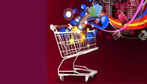 shopping cart with joy