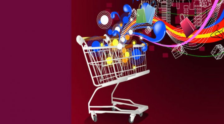 shopping cart with joy